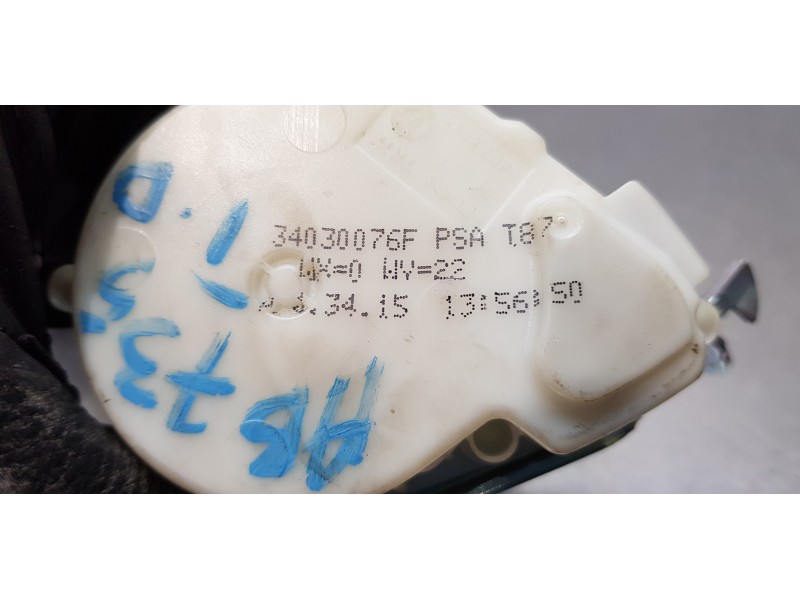 Recambio de cinturon seguridad trasero derecho para peugeot 5008 access referencia OEM IAM 9681973480   Recambio de cinturon seguridad trasero derecho para peugeot 5008 access referencia OEM IAM 9681973480