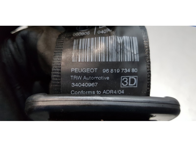 Recambio de cinturon seguridad trasero derecho para peugeot 5008 access referencia OEM IAM 9681973480   Recambio de cinturon seguridad trasero derecho para peugeot 5008 access referencia OEM IAM 9681973480