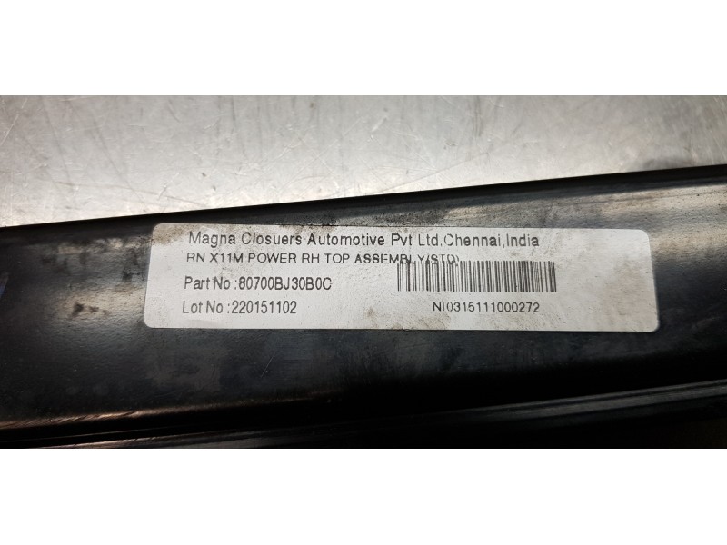 Recambio de elevalunas delantero derecho para nissan nv 200 (m20) kombi comfort referencia OEM IAM 80700BJ30B 80730BJ30A 