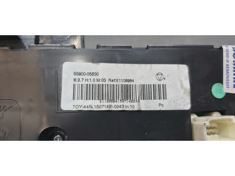 Recambio de mando climatizador para toyota avensis touring sports executive referencia OEM IAM 5590005630  