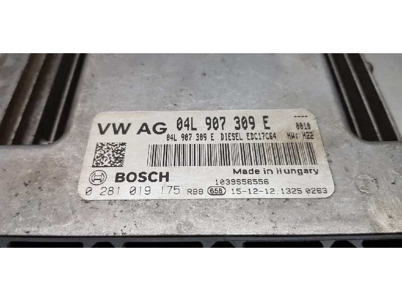 Recambio de centralita motor uce para skoda rapid active referencia OEM IAM 04L907309E   Recambio de centralita motor uce para skoda rapid active referencia OEM IAM 04L907309E