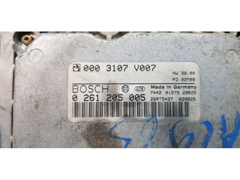 Recambio de centralita motor uce para smart coupe pulse referencia OEM IAM 0003107V007 0261205005  Recambio de centralita motor uce para smart coupe pulse referencia OEM IAM 0003107V007 0261205005