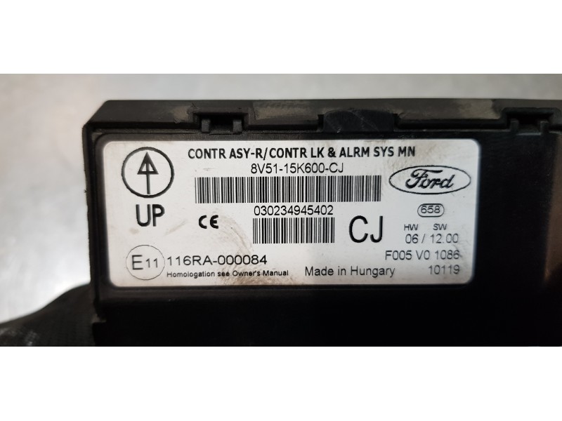 Recambio de caja reles / fusibles para ford fiesta (cb1) titanium referencia OEM IAM 8V5115K600   Recambio de caja reles / fusibles para ford fiesta (cb1) titanium referencia OEM IAM 8V5115K600