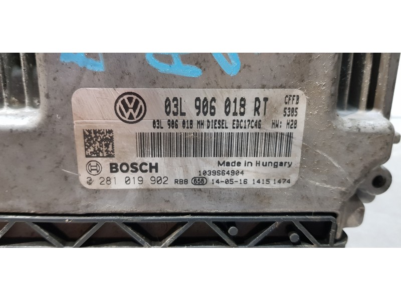 Recambio de centralita motor uce para skoda superb combi (3t5) ambition referencia OEM IAM 03L906018RT   Recambio de centralita motor uce para skoda superb combi (3t5) ambition referencia OEM IAM 03L906018RT