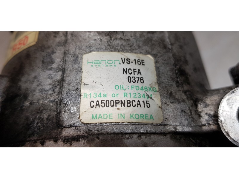 Recambio de compresor aire acondicionado para kia carens ( ) basic referencia OEM IAM 97701A4500   Recambio de compresor aire acondicionado para kia carens ( ) basic referencia OEM IAM 97701A4500