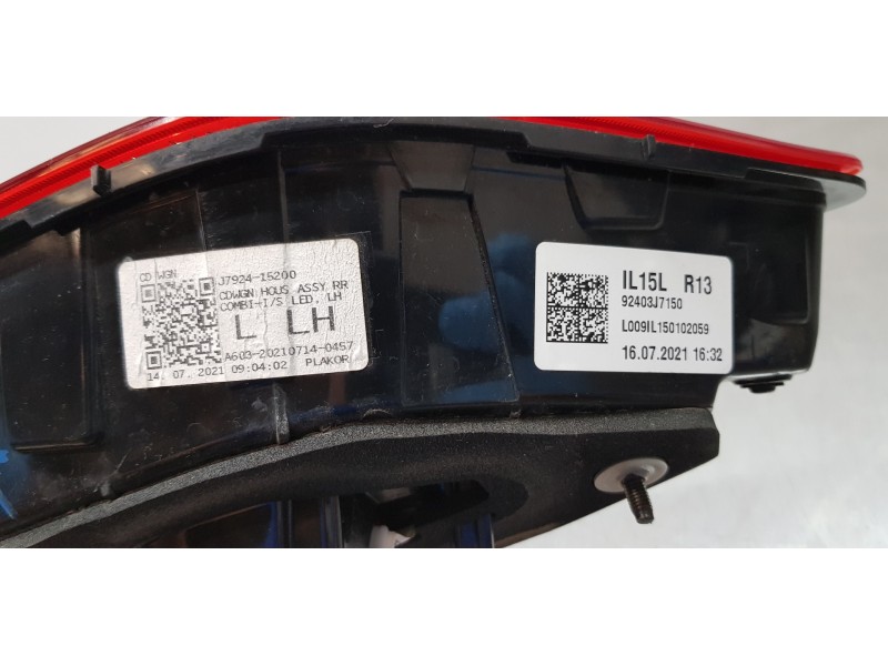 Recambio de piloto trasero izquierdo interior para kia ceed sportswagon tech referencia OEM IAM 92403J7150  