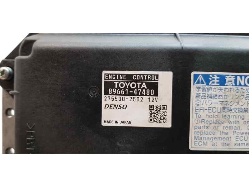 Recambio de centralita motor uce para toyota prius+ life referencia OEM IAM 8966147480  