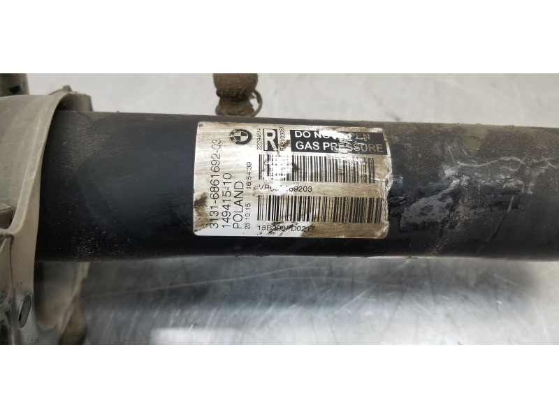 Recambio de amortiguador delantero derecho para bmw serie x1 (f48) sdrive18d referencia OEM IAM 31316861692  