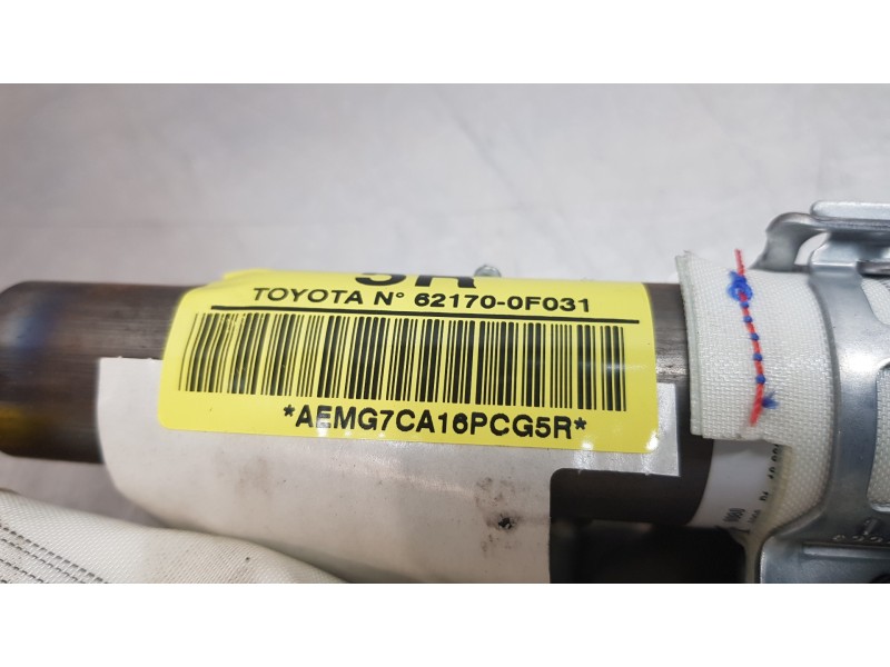 Recambio de airbag cortina delantero derecho para toyota verso advance referencia OEM IAM 621700F031   Recambio de airbag cortina delantero derecho para toyota verso advance referencia OEM IAM 621700F031