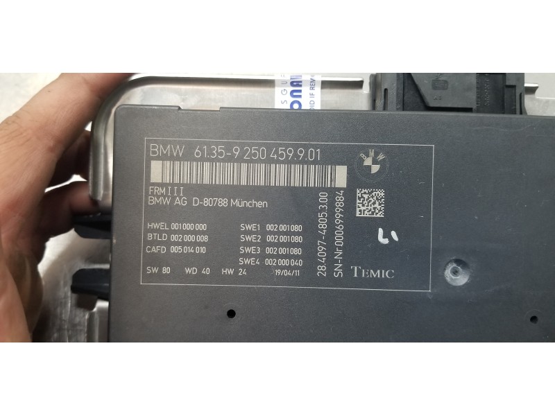 Recambio de modulo electronico para bmw x3 (f25) xdrive 20d referencia OEM IAM 61359250459  
