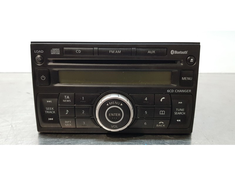 Recambio de sistema audio / radio cd para nissan qashqai (j10) visia referencia OEM IAM 28184JD45A   Recambio de sistema audio / radio cd para nissan qashqai (j10) visia referencia OEM IAM 28184JD45A