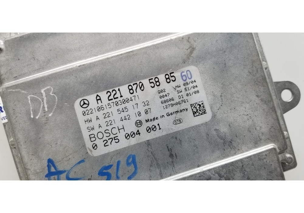 Recambio de modulo electronico para mercedes clase s (w221) berlina 320 / 350 cdi (221.022) referencia OEM IAM A2218705885  