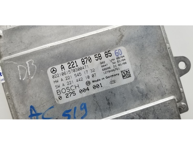 Recambio de modulo electronico para mercedes clase s (w221) berlina 320 / 350 cdi (221.022) referencia OEM IAM A2218705885  