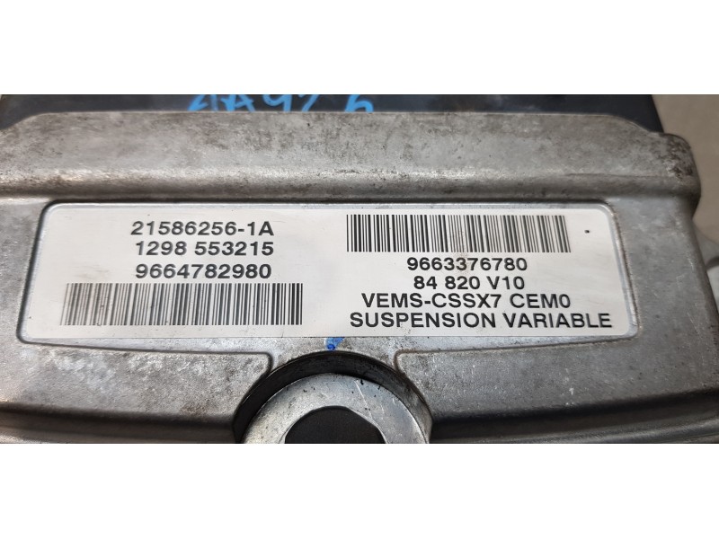 Recambio de centralita suspension para citroen c5 station wagon exclusive referencia OEM IAM 9664782980   Recambio de centralita suspension para citroen c5 station wagon exclusive referencia OEM IAM 9664782980