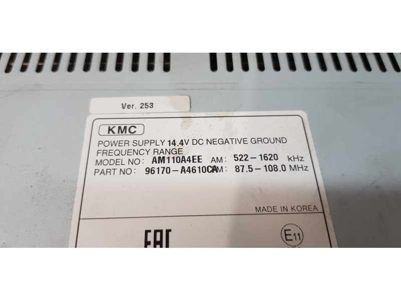 Recambio de sistema audio / radio cd para kia carens ( ) basic referencia OEM IAM 96170A4610CA   Recambio de sistema audio / radio cd para kia carens ( ) basic referencia OEM IAM 96170A4610CA