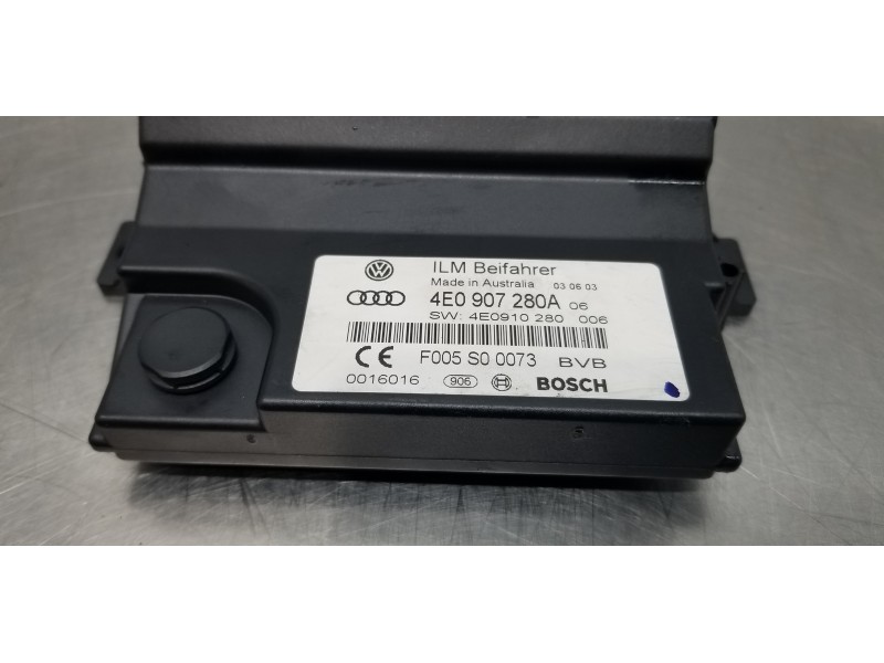 Recambio de modulo electronico para audi a8 (4e2) 4.2 quattro referencia OEM IAM 4E0907280A 4E0910280 
