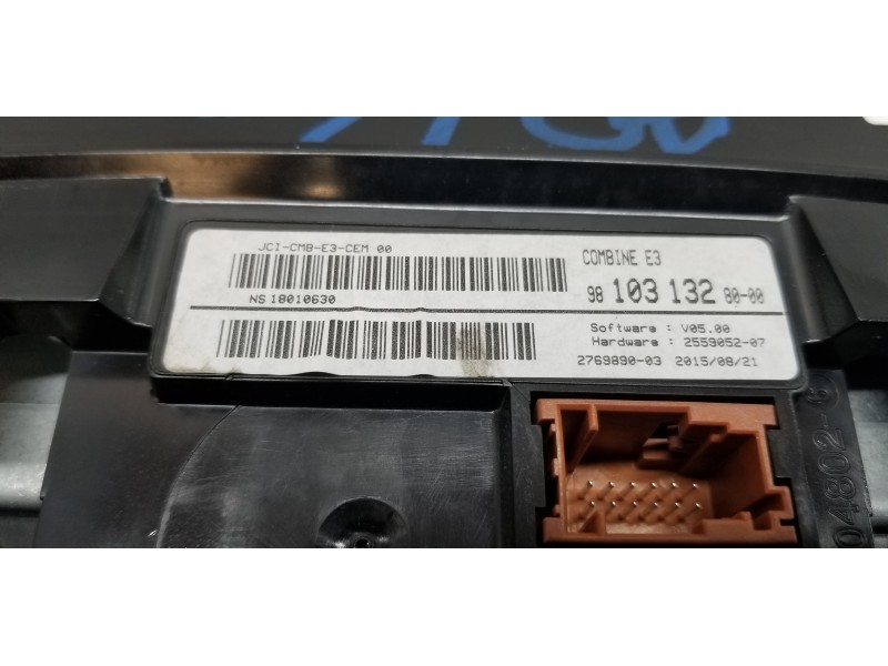 Recambio de cuadro instrumentos para citroen c4 cactus feel referencia OEM IAM 9810313280   Recambio de cuadro instrumentos para citroen c4 cactus feel referencia OEM IAM 9810313280