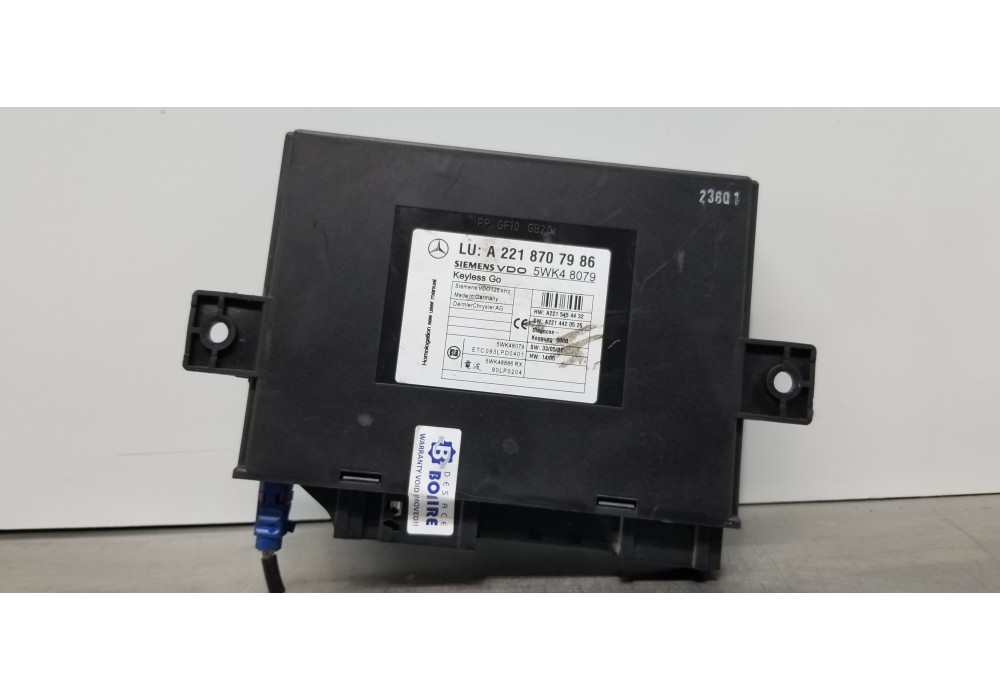 Recambio de modulo electronico para mercedes clase s (w221) berlina 320 / 350 cdi (221.022) referencia OEM IAM A2218707986  