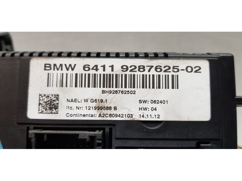 Recambio de mando climatizador para bmw x1 (e84) sdrive 18d referencia OEM IAM 64119287625   Recambio de mando climatizador para bmw x1 (e84) sdrive 18d referencia OEM IAM 64119287625