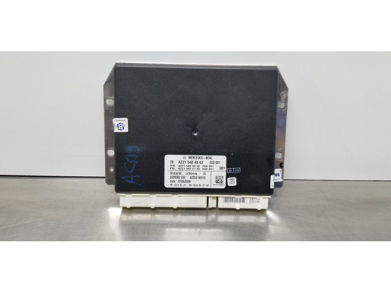 Recambio de centralita suspension para mercedes clase s (w221) berlina 320 / 350 cdi (221.022) referencia OEM IAM A2215404062  
