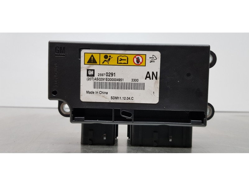 Recambio de centralita airbag para opel antara enjoy 4x4 referencia OEM IAM 25970291  