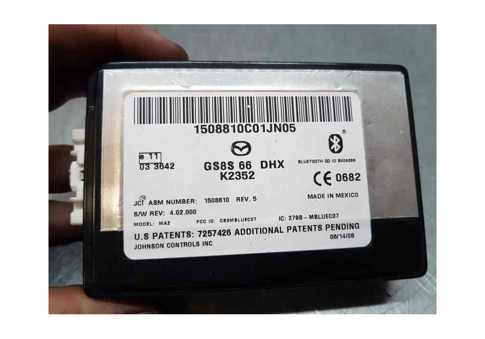 Recambio de modulo electronico para mazda 6 kombi (gh) 2.0 crtd 140cv luxury sw referencia OEM IAM GS8S66DHX   Recambio de modulo electronico para mazda 6 kombi (gh) 2.0 crtd 140cv luxury sw referencia OEM IAM GS8S66DHX