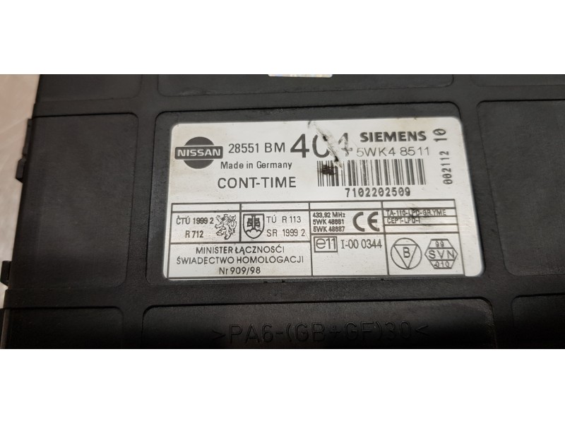 Recambio de modulo confort para nissan almera (n16/e) sport referencia OEM IAM 28551BM404  