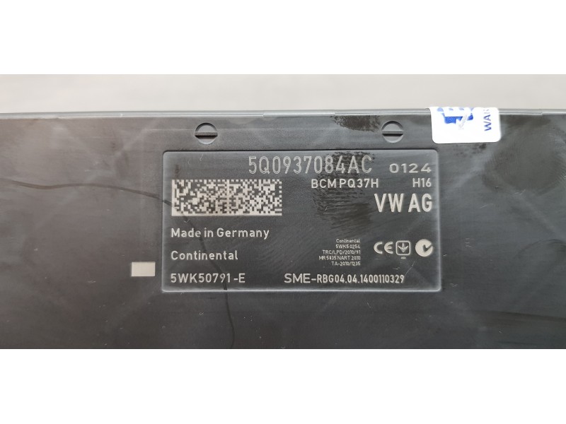 Recambio de modulo confort para skoda octavia lim. (5e3) active referencia OEM IAM 5Q0937084AC   Recambio de modulo confort para skoda octavia lim. (5e3) active referencia OEM IAM 5Q0937084AC