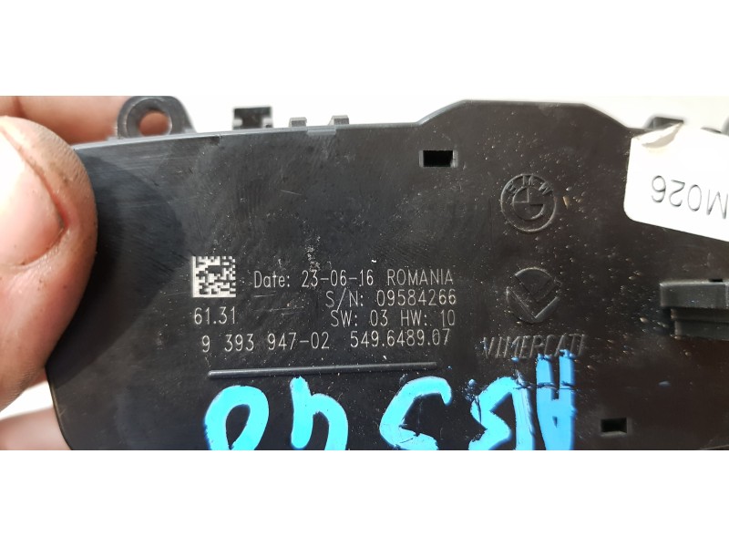 Recambio de mando luces para bmw serie 1 lim. (f20/f21) 118d referencia OEM IAM 61319393947   Recambio de mando luces para bmw serie 1 lim. (f20/f21) 118d referencia OEM IAM 61319393947