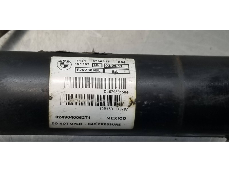 Recambio de amortiguador delantero izquierdo para bmw x3 (f25) xdrive 20d referencia OEM IAM 31316796315  