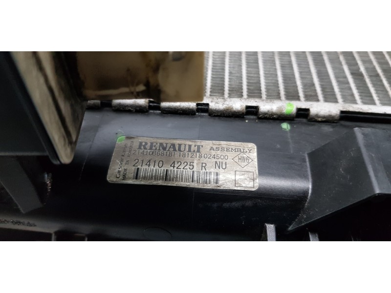 Recambio de radiador agua para dacia lodgy comfort referencia OEM IAM 214104225R  