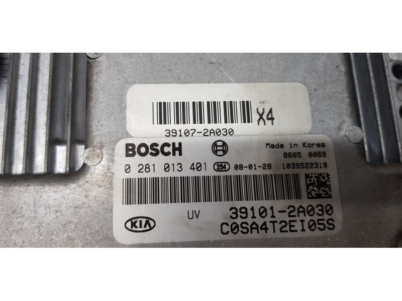 Recambio de centralita motor uce para kia picanto 1.1 crdi concept referencia OEM IAM 391012A030  