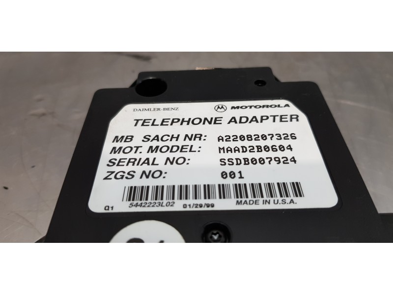 Recambio de modulo electronico para mercedes clase s (w220) berlina 430 (220.070) referencia OEM IAM A2208207326   Recambio de modulo electronico para mercedes clase s (w220) berlina 430 (220.070) referencia OEM IAM A2208207326