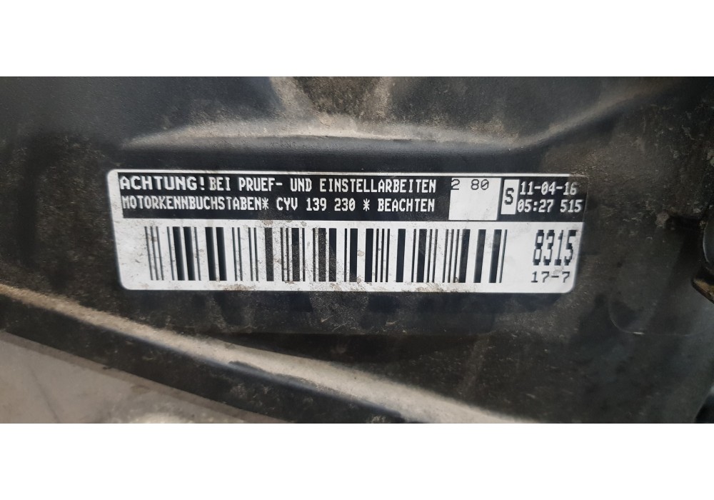 Recambio de motor completo para volkswagen golf vii sportsvan edition bluemotion tech referencia OEM IAM CYV  