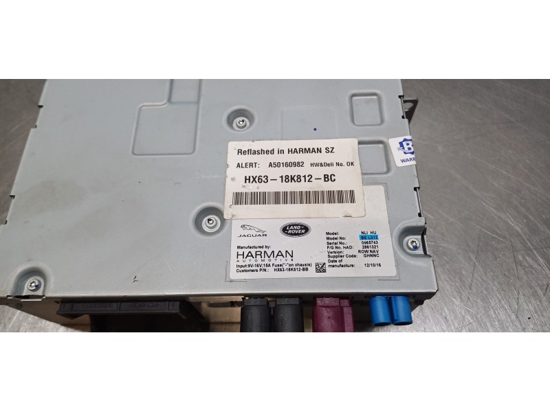 Recambio de sistema audio / radio cd para land rover discovery sport pure referencia OEM IAM HX6318K812BC  