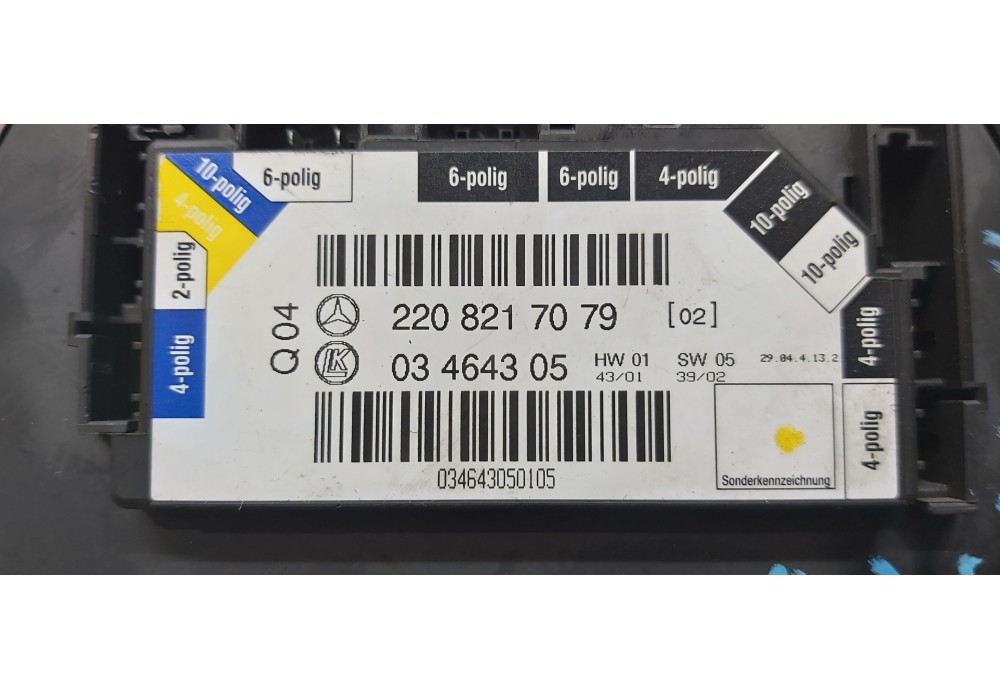 Recambio de interruptor para mercedes clase s (w220) berlina 430 l (220.170) referencia OEM IAM 2208217079  