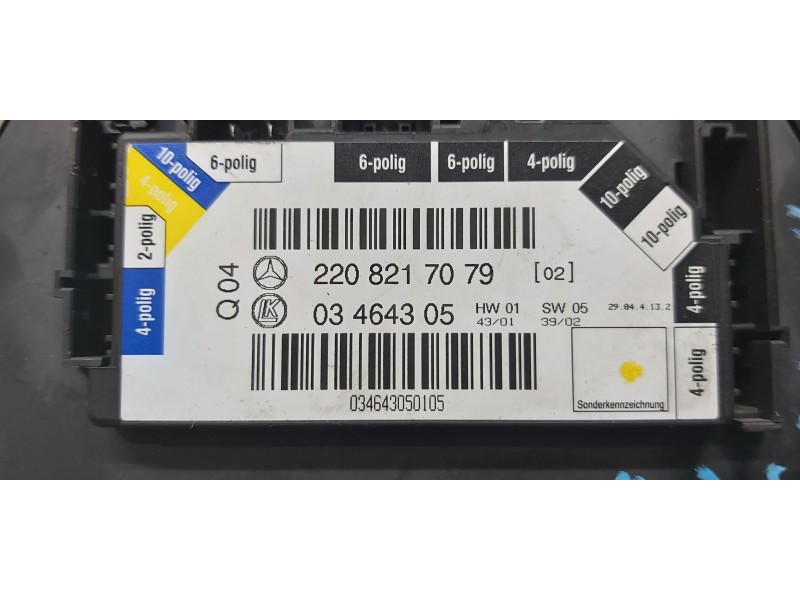 Recambio de interruptor para mercedes clase s (w220) berlina 430 l (220.170) referencia OEM IAM 2208217079  