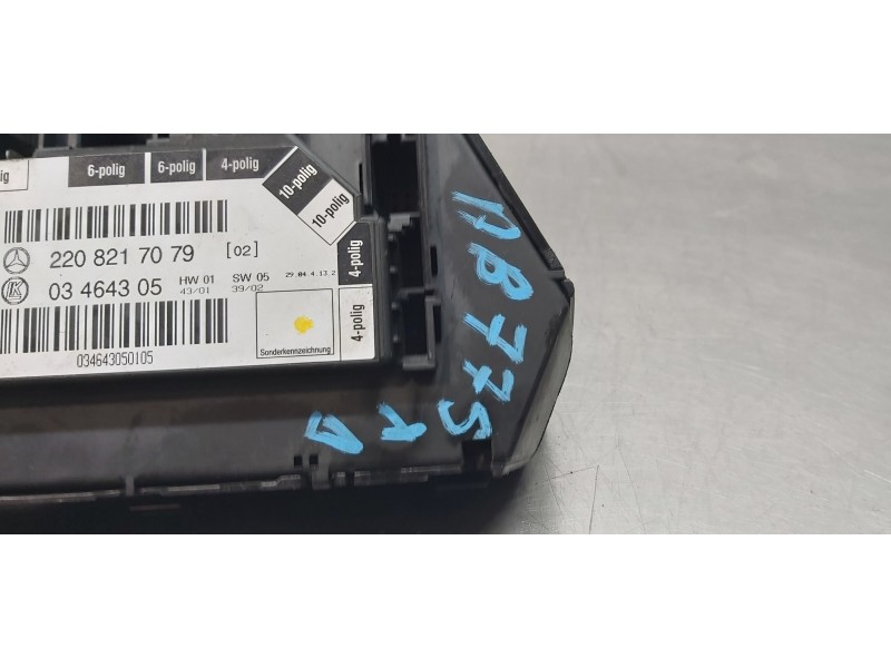 Recambio de interruptor para mercedes clase s (w220) berlina 430 l (220.170) referencia OEM IAM 2208217079  