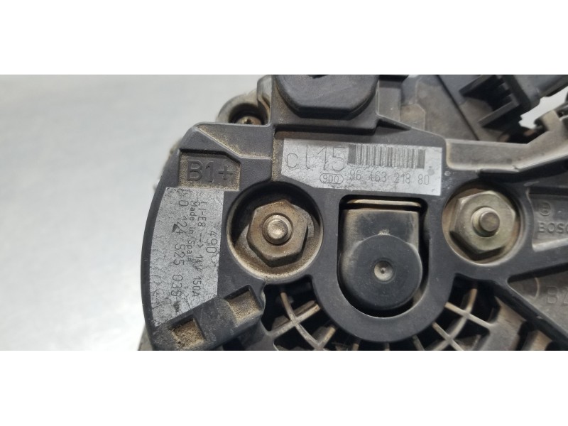 Recambio de alternador para peugeot 307 break / sw (s1) pk referencia OEM IAM 9646321880 0124525035  Recambio de alternador para peugeot 307 break / sw (s1) pk referencia OEM IAM 9646321880 0124525035