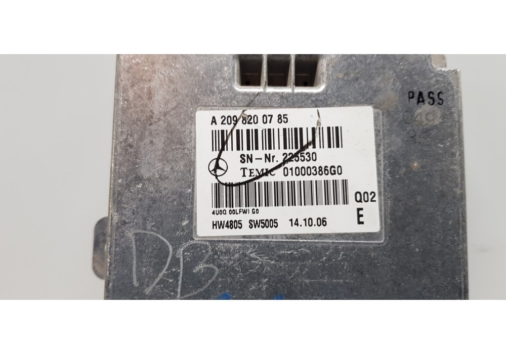 Recambio de modulo electronico para mercedes clase m (w164) 320 / 350 cdi (164.122) referencia OEM IAM A2098200785  