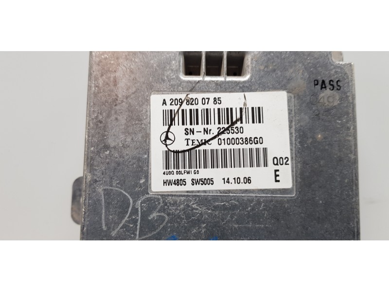 Recambio de modulo electronico para mercedes clase m (w164) 320 / 350 cdi (164.122) referencia OEM IAM A2098200785  