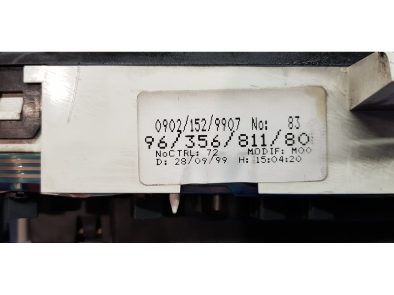 Recambio de cuadro instrumentos para peugeot partner (s1) combispace referencia OEM IAM 9635681180  