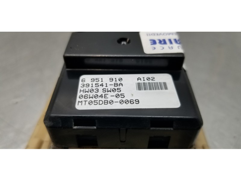 Recambio de mando elevalunas delantero izquierdo para bmw serie 5 berlina (e60) 520d referencia OEM IAM 61316951910 6951910  Recambio de mando elevalunas delantero izquierdo para bmw serie 5 berlina (e60) 520d referencia OEM IAM 61316951910 6951910