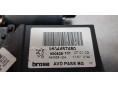 Recambio de elevalunas delantero derecho para peugeot 307 (s1) xs referencia OEM IAM 9634457480   2