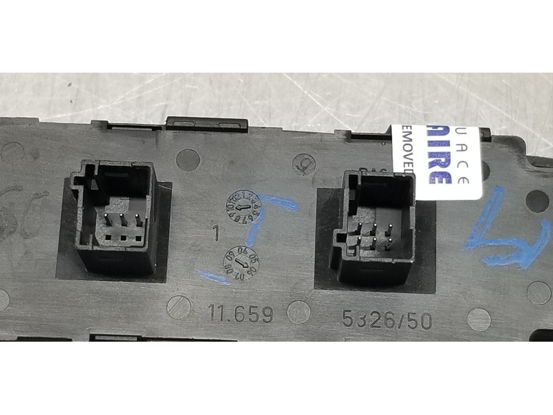 Recambio de mando elevalunas delantero izquierdo para citroen c4 grand picasso exclusive referencia OEM IAM 96547100XT   Recambio de mando elevalunas delantero izquierdo para citroen c4 grand picasso exclusive referencia OEM IAM 96547100XT