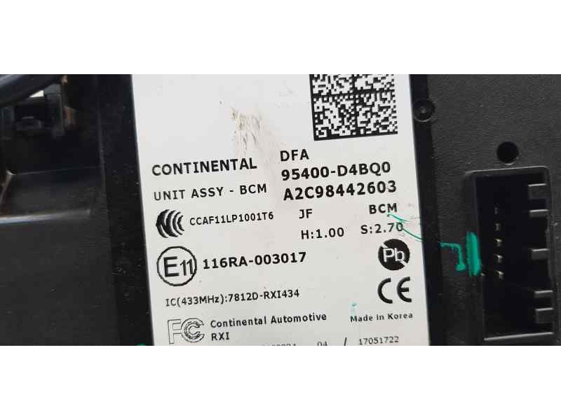 Recambio de modulo electronico para kia optima emotion referencia OEM IAM 95400D4BQ0   Recambio de modulo electronico para kia optima emotion referencia OEM IAM 95400D4BQ0