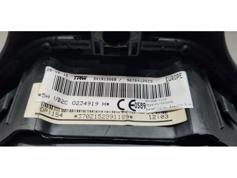 Recambio de airbag delantero izquierdo para peugeot 5008 access referencia OEM IAM 96764125ZD   Recambio de airbag delantero izquierdo para peugeot 5008 access referencia OEM IAM 96764125ZD