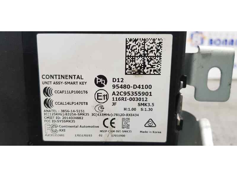 Recambio de modulo electronico para kia optima emotion referencia OEM IAM 95480D4100   Recambio de modulo electronico para kia optima emotion referencia OEM IAM 95480D4100