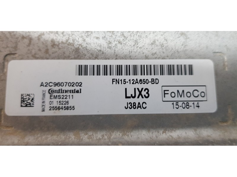 Recambio de centralita motor uce para ford ecosport trend referencia OEM IAM FN1512A650BD   Recambio de centralita motor uce para ford ecosport trend referencia OEM IAM FN1512A650BD