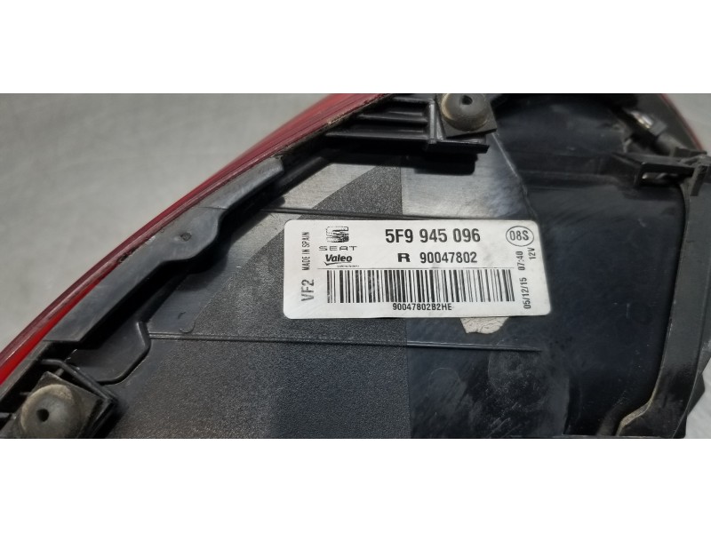 Recambio de piloto trasero derecho para seat leon st (5f8) reference referencia OEM IAM 5F9945096   Recambio de piloto trasero derecho para seat leon st (5f8) reference referencia OEM IAM 5F9945096